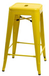 Fernity Hoker Paris 75cm. żółty insp. Tolix