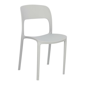 Fernity Krzesło Flexi szare, polipropylenowe, sztaplowane