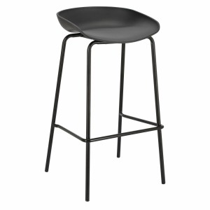 Fernity Stołek barowy Grego czarny 75 cm
