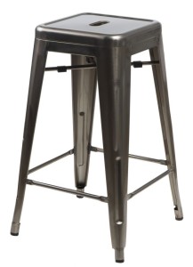 Fernity Hoker Paris 66cm metaliczny inspirowany  Tolix