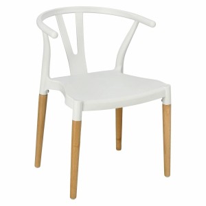 Fernity Krzesło Wicker PP Simplet białe