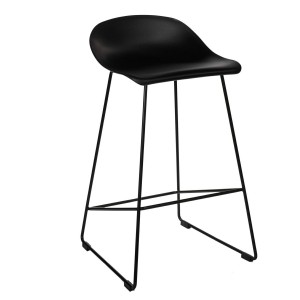Fernity Krzesło barowe Molly czarne 66 cm