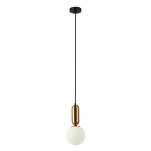 Italux Aldeva  Lampa wisząca PND-02340-1S-BRO Czarny, brąz antyczny