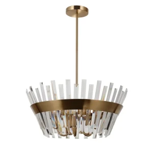 Italux Altoya  Lampa wisząca PND-22450-5A-HBR Miodowy mosiężny