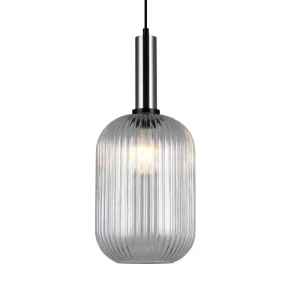 Italux Antiola  Lampa wisząca PND-5588-1L-SC+CL Nikiel satynowany