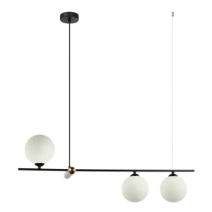 Italux Barletta  Lampa wisząca PND-76540-3-BK Brąz antyczny, czarny