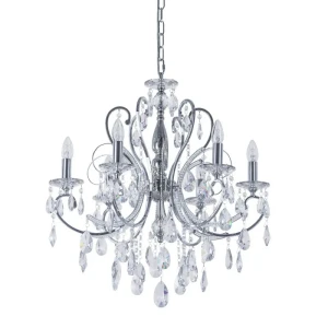Italux Barocco Chrome  Żyrandol MD72709-6A Chrom