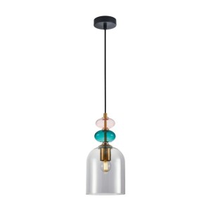 Italux Busco  Lampa wisząca PND-30263-1B-BRO-SG Złoty, czarny