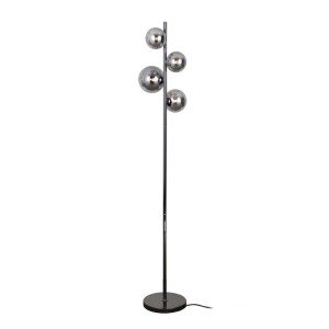 Italux Canello  Lampa podłogowa FL-406007-4-BCR czarny perłowy