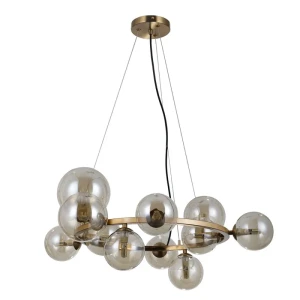 Italux Canello  Lampa wisząca PND-406007-11-HBR Miodowy mosiądz