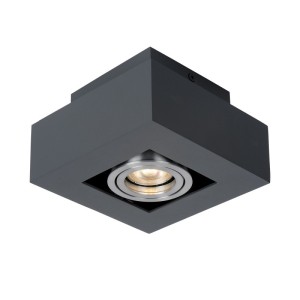Italux Casemiro  Lampa natynkowa IT8002S1-BK/AL Czarny, aluminiowy