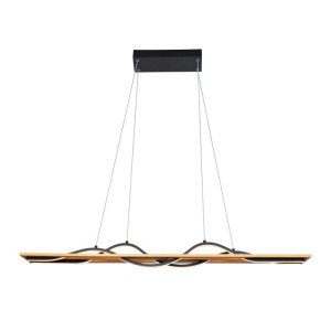 Italux Conato  Lampa wisząca PND-23848-30W-BK-GD Czarny piaskowany