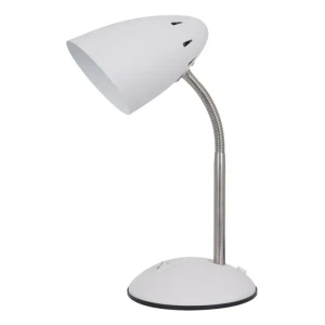 Italux Cosmic  Lampa biurkowa MT-HN2013-WH+S.NICK Biały, nikiel satynowany