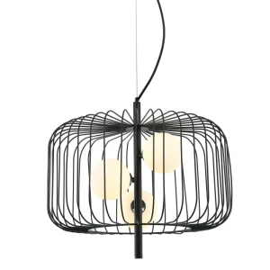 Italux Daren  Lampa wisząca MDM-3936/3 BK Czarny