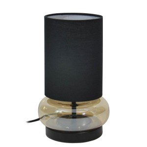 Italux Epiro  Lampa biurkowa TB-43648-BL-AMB Czarny, bursztynowy