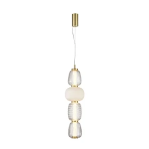 Italux Eris  Lampa wisząca PND-98374-32W-GD Piaskowany złoty z połyskiem