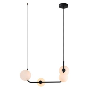 Italux Ferrand  Lampa wisząca MDM-4123/4 BK Czarny