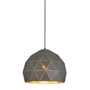 Italux Harley  Lampa wisząca MDM-3471-1 GR+GD Grafitowy, złoty szampański