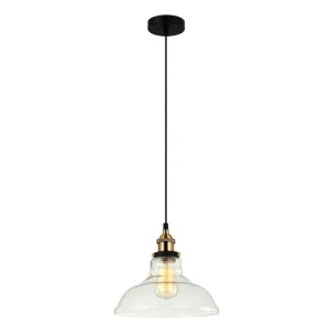 Italux Hubert  Lampa wisząca MDM-2381/1 Czarny, złoty