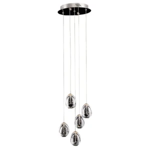 Italux Huelto  Lampa wisząca PND-22112132-5A-CR Chrom