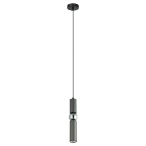 Italux Isidora  Lampa wisząca PND-14290-1-GR Czarny, szary, chrom
