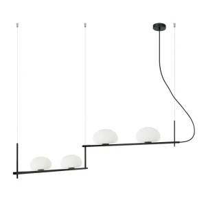 Italux Kernio  Lampa wisząca PND-357784-BK+W Czarny
