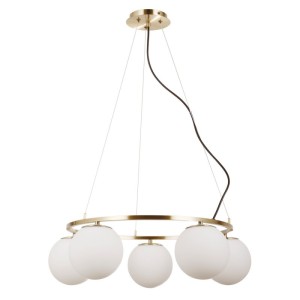 Italux Larosa  Lampa wisząca PND-33453-5-ABR Brąz antyczny