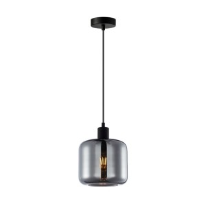 Italux Maluna  Lampa wisząca PND-74920-1-BK-SG Czarny, dymiony