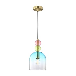 Italux Manso  Lampa wisząca PND-37462A-MC-GD Piaskowany złoty z połyskiem