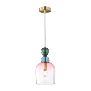Italux Manso  Lampa wisząca PND-37462B-MC-GD Piaskowany złoty z połyskiem