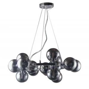 Italux Marbelio  Lampa wisząca PND-6161-15 CH+SM Chrom, dymiony