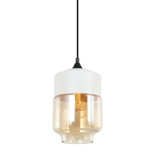 Italux Molina  Lampa wisząca MDM-2377/1 W+AMB Czarny
