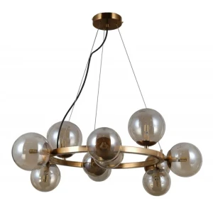 Italux Montora  Lampa wisząca PND-30223-11A Miodowy mosiężny