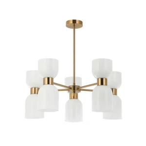 Italux Monza  Lampa wisząca PND-57602-5-BRO Mosiężny
