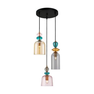 Italux Namos  Lampa wisząca PND-27092-3A-MC-BRO Mosiądz