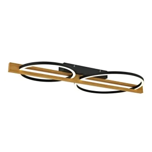 Italux Natano  Plafon PLF-55362-25W-WO Czarny piaskowany