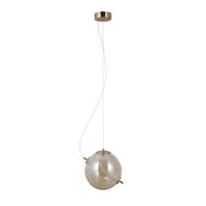 Italux Nola  Lampa wisząca PND-34366-HBR-AMB złoty