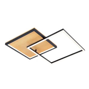Italux Noris  Plafon PLF-82738-28W-WO Czarny piaskowany