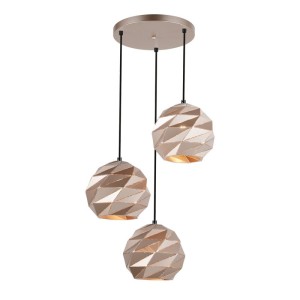 Italux Palermo  Lampa wisząca PND-2424-3S-GD Złoty