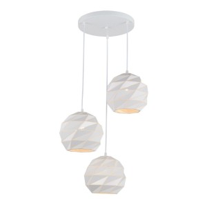 Italux Palermo  Lampa wisząca PND-2424-3S-WH Biały