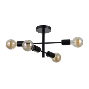 Italux Piansi  Lampa wisząca PND-4025-4-BL Czarny mat