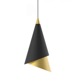 Italux Raalto  Lampa wisząca PND-433128-1A Czarny, złoty