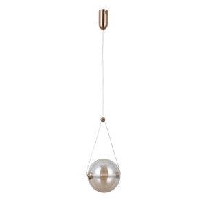 Italux Rastia  Lampa wisząca PND-34361-M-HBR-AMB złoty