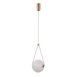 Italux Rastia  Lampa wisząca PND-34361-M-HBR-OPAL złoty