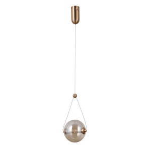Italux Rastia  Lampa wisząca PND-34361-S-HBR-AMB złoty