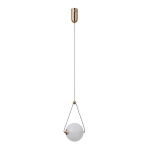 Italux Rastia  Lampa wisząca PND-34361-S-HBR-OPAL złoty