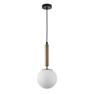Italux Ravena  Lampa wisząca PND-2324-1 GD+OPA Mosiężny
