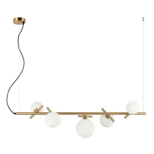 Italux Reverso  Lampa wisząca PND-5622-5-BRO-W Mosiężny