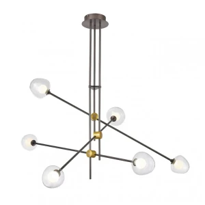Italux Romily  Lampa wisząca PND-201883-6 Kawowy