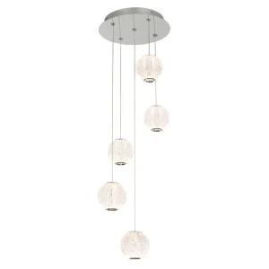 Italux Rosario  Lampa wisząca PND-12220121-5A-CR Chrom